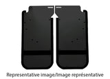 AIR HAWK CARBON BLACK CUSTOM FIT REAR MUD FLAPS ; 07-14 SILVERADO HD/ 07-13 SILVERADO 1500 ; SHORT VERSION