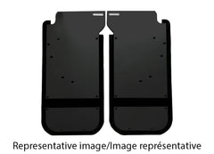 Air Hawk Carbon Black Custom Fit Rear Mud Flaps - 07-14 Silverado HD/ 07-13 Silverado 1500 - Short Version