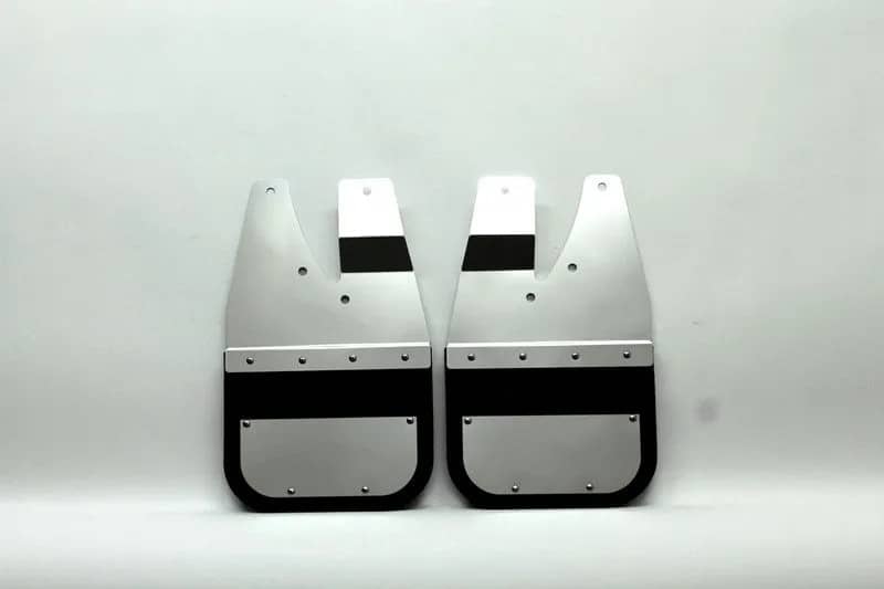 Air Hawk Stainless Custom Fit Rear Mud Flaps - 14-18 Silverado 1500