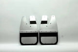 AIR HAWK STAINLESS CUSTOM FIT REAR MUD FLAPS ; 14-18 SILVERADO 1500