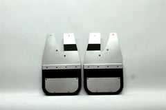 Air Hawk Stainless Custom Fit Rear Mud Flaps - 14-18 Silverado 1500
