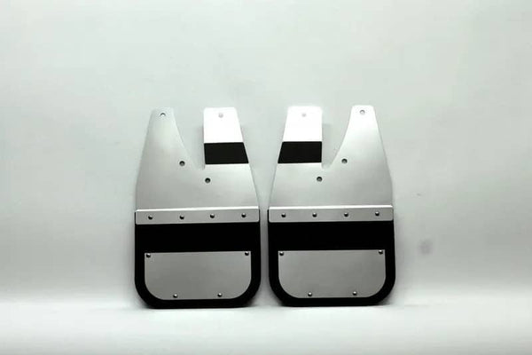 Air Hawk Stainless Custom Fit Rear Mud Flaps - 14-18 Silverado 1500