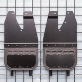 AIR HAWK Carbon Black Custom FIT REAR MUD Flaps ; 15-19 Sierra HD (HAW2027MRBPC)