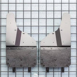 AIR HAWK STAINLESS CUSTOM FIT FRONT MUD FLAPS ; 20-26 SIERRA HD