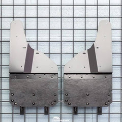 Air Hawk Stainless Custom Fit Front Mud Flaps - 20-26 Sierra HD