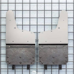 Air Hawk Stainless Custom Fit Rear Mud Flaps - 20-26 Sierra HD