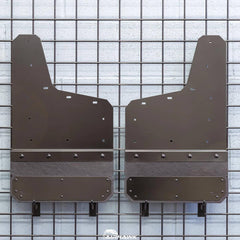 Air Hawk Carbon Black Custom Fit Rear Mud Flaps - 20-26 Sierra HD (EXC AT4X)