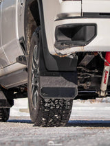 AIR HAWK CARBON BLACK CUSTOM FIT REAR MUD FLAPS ; 19-26 SIERRA 1500 (EXC AT4X)