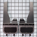 AIR HAWK CARBON BLACK CUSTOM FIT FRONT MUD FLAPS ; 09-18 DODGE RAM 1500 WITHOUT FACTORY FLARES