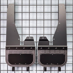 Air Hawk Carbon Black Custom Fit Front Mud Flaps - 09-18 Dodge Ram 1500 Without Factory Flares