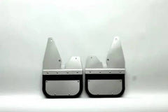 Air Hawk Stainless Custom Fit Front Mud Flaps - 09-18 Dodge Ram 1500/ 19-24 1500 Classic with Factory Flares