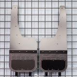 AIR HAWK CARBON BLACK CUSTOM FIT REAR MUD FLAPS ; 09-18 DODGE RAM 1500/ 19-24 RAM 1500 CLASSIC WITHOUT FACTORY FLARES