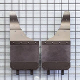 AIR HAWK STAINLESS CUSTOM FIT FRONT MUD FLAPS ; 17-26 SUPER DUTY