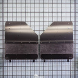AIR HAWK STAINLESS CUSTOM FIT REAR MUD FLAPS ; 17-26 SUPER DUTY DUALLY WITHOUT FENDER FLARES