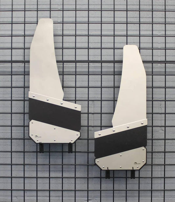Air Hawk Mud Flaps Angled Cut 16" Stainless Steel