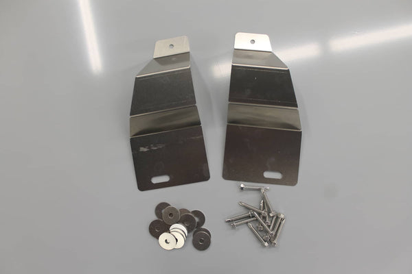 Air Hawk Aluminum Rear Mud Flap Brackets - 15-18 F150