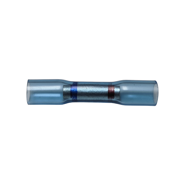 Uni-Bond Lighting (100/Pack) Heat Shrinkable Butt Blue 2018 Ga To 1614 Ga