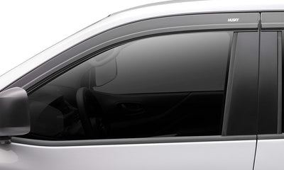 Husky Liners Low Profile Ventvisor Deflector - Smoke with Chrome Trim - Outside Mount - 4 pc. (2884061)