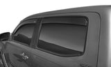 Husky Liner 2016-2023 Tacoma Double Cab Inchannel Mount Ventvisor Low Profile 4 Pc Set Smoke
