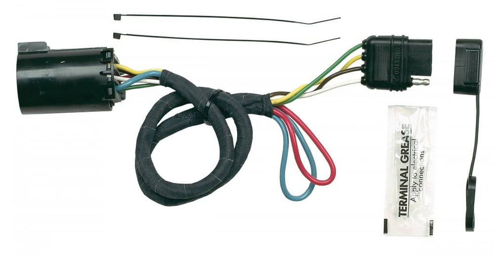 Wire Harness 99-18 Silverado/Sierra & 00-18 Suburban/Tahoe/Yukon XL W/Tow Pkg 4 Flat Hopkins Trailer Hitch Wiring