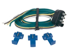 Trailer End 4 Wire Male 4-Flat Trailer End 48 in. Kit Hopkins Trailer Hitch Wiring
