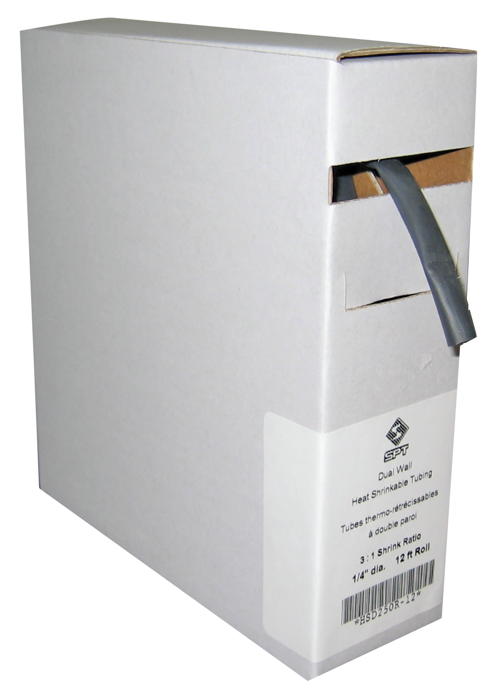Uni-Bond Lighting (25 ft Roll) Dual Wall 3:1 Heat Shrinkable Tubing 3/16" Dia