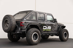 DV8 Offroad 2018+ Wrangler JL 4Dr 2 pc Hard Top (Razor Fast Back) (No Wiper No Defrost)