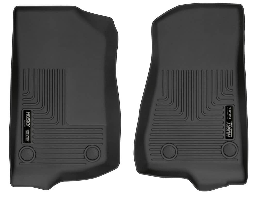 Tapis de sol Husky avant — 2018-2026 Jeep Wrangler, Noir
