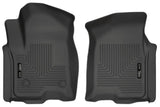 Husky Liner 2019+ Silverado/Sierra 1500/2500Hd/3500Hd Weatherbeater Series Black Front Floor Liners