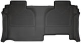 Husky Liner 2019+ Silverado/Sierra 1500/2500Hd/3500Hd Double Cab 2Nd Seat Floor Liner Weatherbeater Series Black