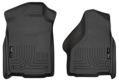 Husky Liners Front Floor Liners — 2002-2018 Dodge Ram 1500, Black