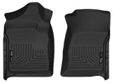 Husky Liner 2007-2013 Silverado/Sierra 1500/2007-2014 2500/3500 Std Cab Front Floor Liners Black