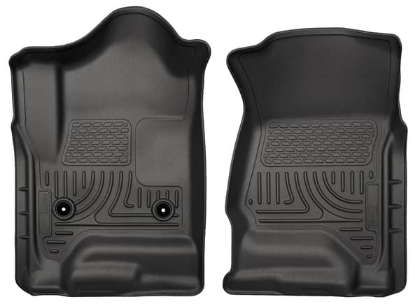 Husky Liners Front Floor Liners — 2014-2018 Chevrolet Silverado 1500, Black (HSL18231)