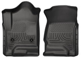 Husky Liner 2014-2020 Silverado/Sierra 1500/2500/3500 Dble/Crew Front Floor Liners Black