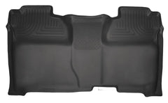 Husky Liners Floor Liner — 2014-2018 Chevrolet Silverado 1500, Black