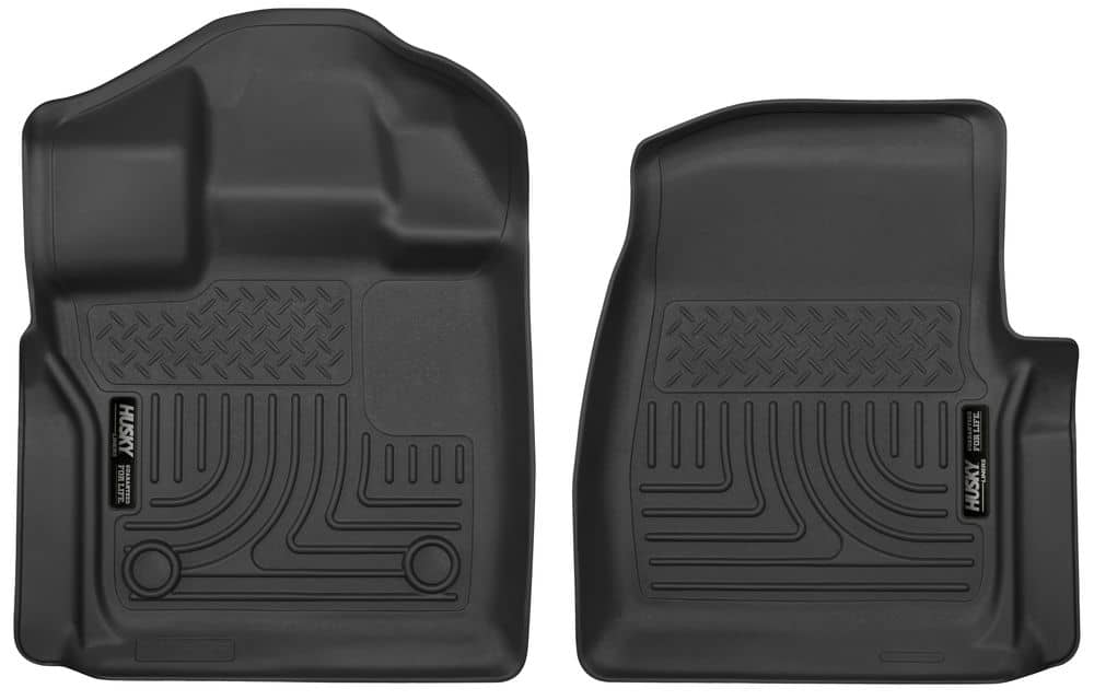 Tapis de sol Husky X-act Contour avant — 2015+ Ford F-150, Noir