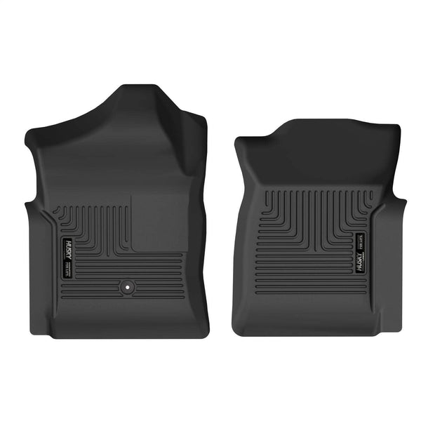 Husky Liners Front Floor Liner — 1999-2006 Chevrolet Silverado 1500, Black