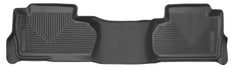 Husky Liners Rear Floor Liners — 2014-2018 Chevrolet Silverado 1500, Black