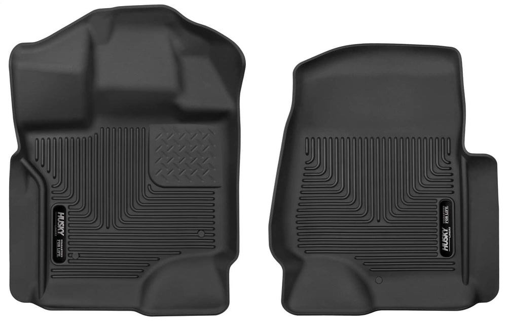 Husky Liners X-act Contour Front Floor Liners — 2015-2026 Ford F-150, Black
