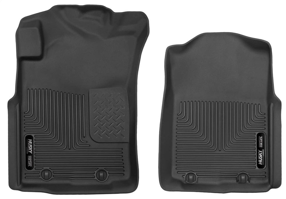 Husky Liners Front Floor Liners — 2005-2011 Toyota Tacoma, Black