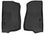 Husky Liner 2018+ Wrangler 2 Door/18 Wrangler 4 Door Black Front Row Front Floor Liners