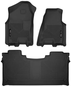 Husky Liners X-act Contour Front Floor Liners — 2019-2024 Ram 1500, Black