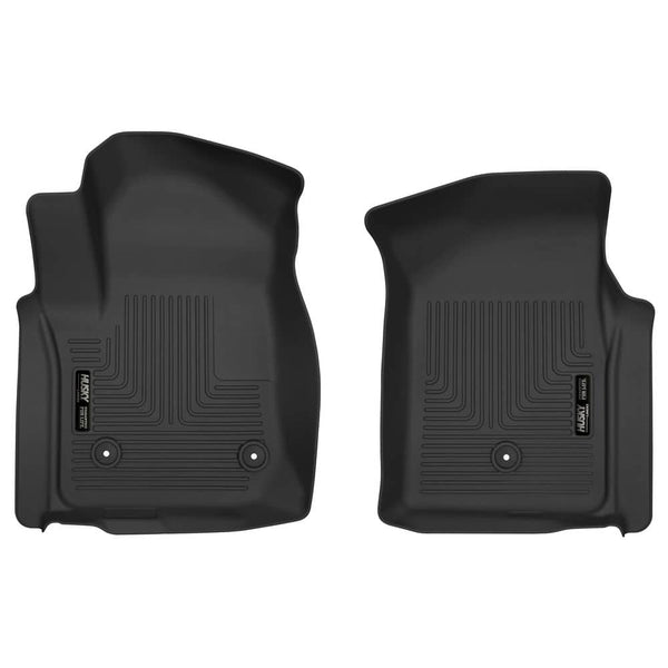 Husky Liners Front Floor Liners — 2019-2026 Chevrolet Silverado 1500