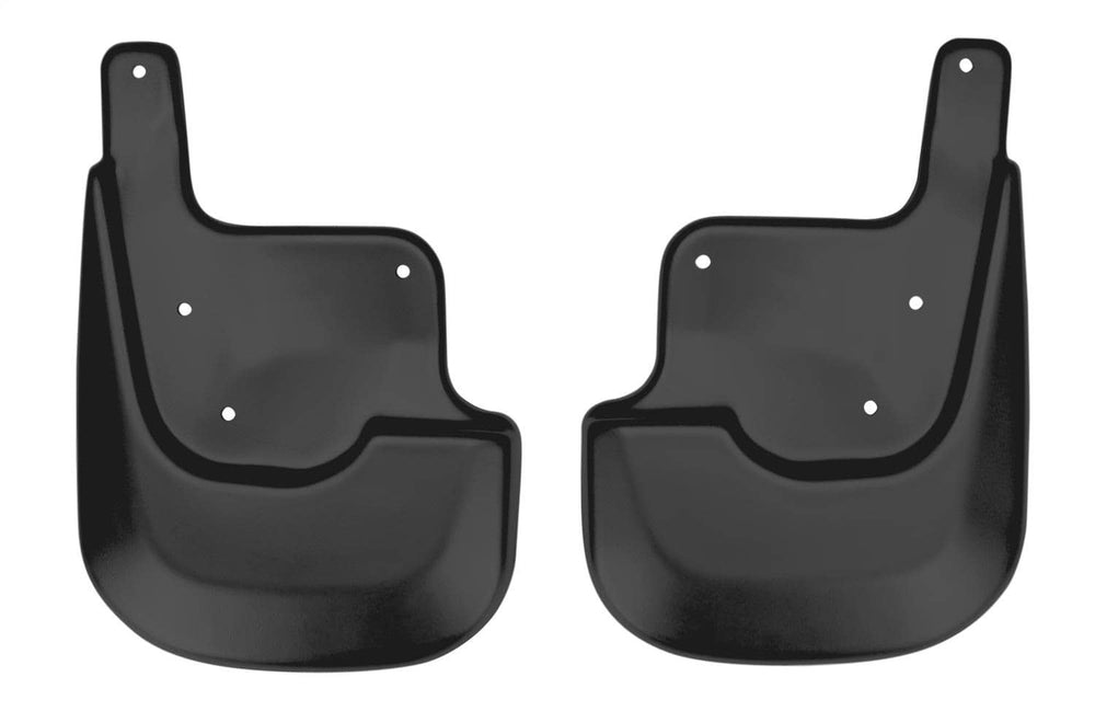 Husky Liners Black Molded Custom Fit Front Mud Flaps - 08-12 Escape with OEM Running Boards