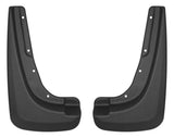 HUSKY LINERS BLACK MOLDED CUSTOM FIT FRONT MUD FLAPS ; 14-23 CHEROKEE (EXC OVERLAND & TRAILHAWK)