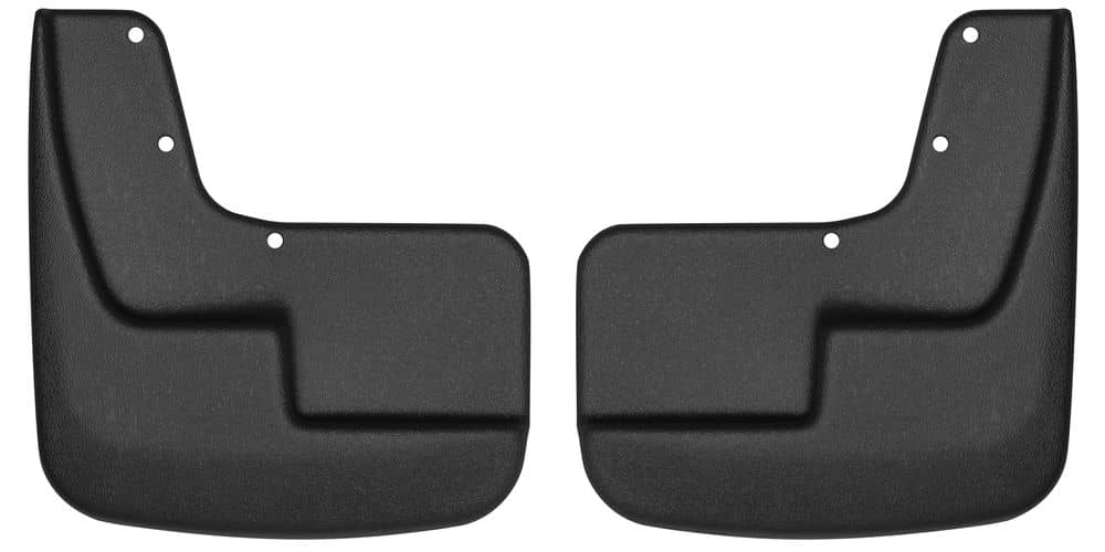 Husky Liners Black Molded Custom Fit Front Mud Flaps - 15-21 Edge
