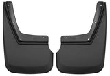 HUSKY LINERS BLACK MOLDED CUSTOM FIT REAR MUD FLAPS ; 15-20 TAHOE