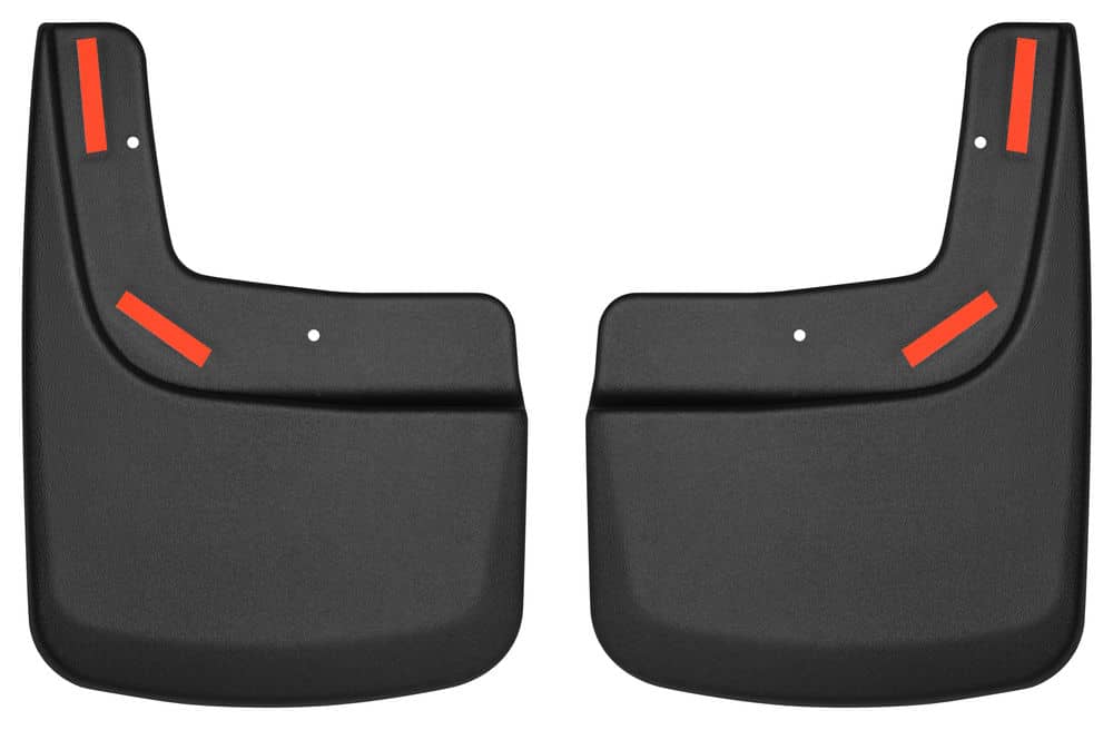 Husky Liners Black Molded Custom Fit Rear Mud Flaps - 17-20 F150 Raptor