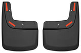HUSKY LINERS BLACK MOLDED CUSTOM FIT REAR MUD FLAPS ; 17-20 F150 RAPTOR