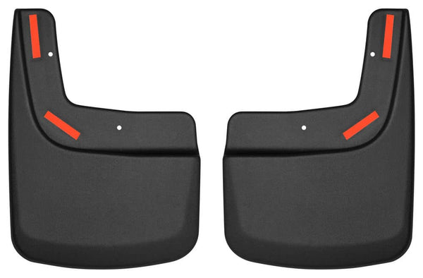 Husky Liners Black Molded Custom Fit Rear Mud Flaps - 17-20 F150 Raptor